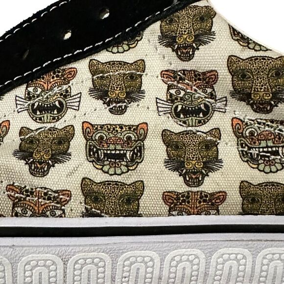 VANS ~ Old Skool Low Top Jaguar Black Men’s Canvas Suede Sneakers ~Size 9.5M/11W - Picture 7 of 13